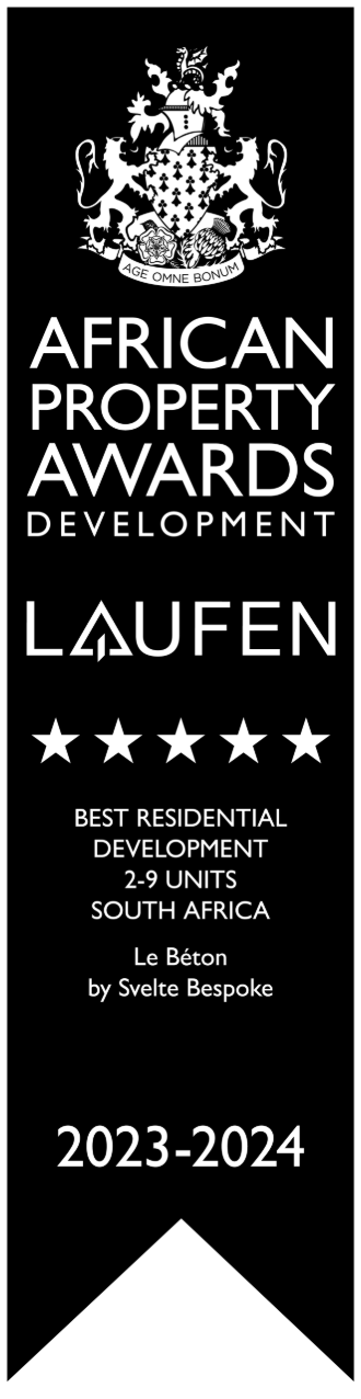 African Property Awards 2023-2024, five stars, Best Residential Development South Africa: Le Béton by Svelte Bespoke